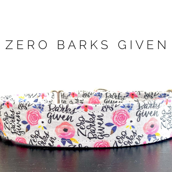 Zero Barks Given